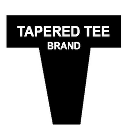TAPERED TEE BRAND T logo