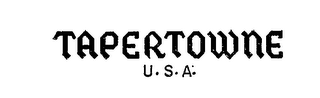 TAPERTOWNE U.S.A. logo