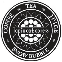 TAPIOCA EXPRESS TEA JUICE SNOWBUBBLE COFFEE logo