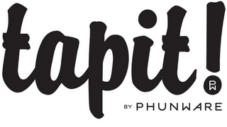 TAPIT! BY PHUNWARE PW logo