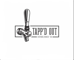 TAPP'D OUT ESTABLISHED '18 logo