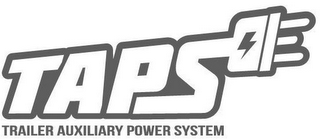 TAPS TRAILER AUXILIARY POWER SYSTEM logo