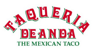 TAQUERIA DE ANDA THE MEXICAN TACO logo