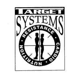 TARGET SYSTEMS RESISTANCE NUTRITION CARDIO logo