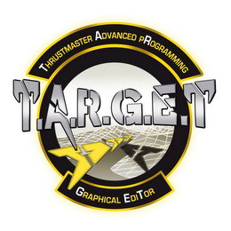 T.A.R.G.E.T. THRUSTMASTER ADVANCED PROGRAMMING GRAPHICAL EDITOR logo