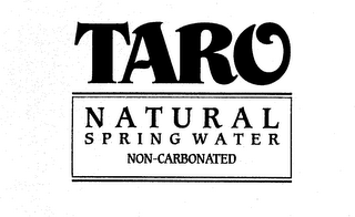 TARO NATURAL SPRING WATER NON-CARBONATED