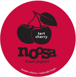 TART CHERRY NOOSA FINEST YOGHURT AUSSIE CULTURE * COLORADO FRESH logo