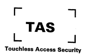 TAS TOUCHLESS ACCESS SECURITY logo