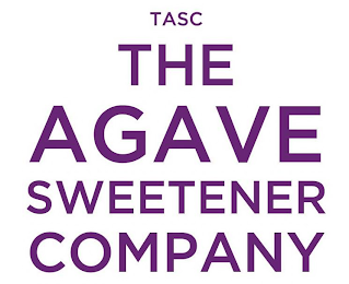 TASC THE AGAVE SWEETENER COMPANY logo