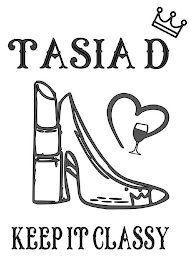 TASIA D KEEP IT CLASSY logo