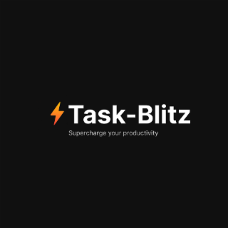 TASK-BLITZ SUPERCHARGE YOUR PRODUCTIVITY logo