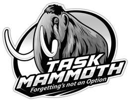 TASK MAMMOTH FORGETTING'S NOT AN OPTION logo