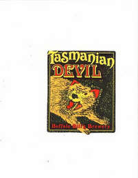 TASMANIAN DEVIL BARLEY TASMANIAN HOPS WATER YEAST BUFFALO BILL'S BREWERY logo