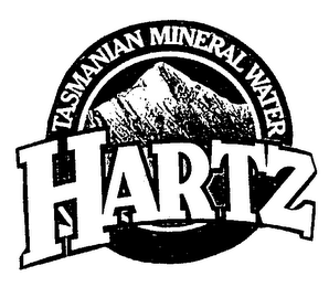 TASMANIAN MINERAL WATER HARTZ logo