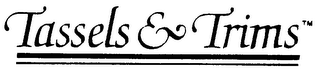TASSELS & TRIMS logo