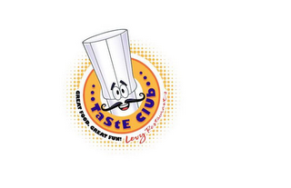 TASTE CLUB GREAT FOOD. GREAT FUN! LEVY RESTAURANTS logo