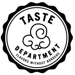 TASTE DEPARTMENT FLAVORS WITHOUT BORDERS logo