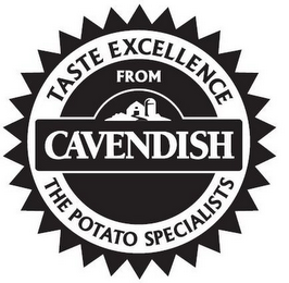 TASTE EXCELLENCE FROM CAVENDISH THE POTATO SPECIALISTS logo