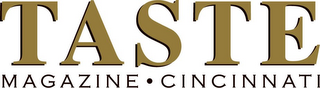 TASTE MAGAZINE · CINCINNATI logo
