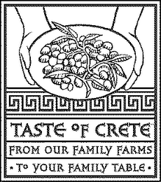 TASTE OF CRETE, FROM OUR FAMILY FARMS TO YOUR FAMILY TABLE logo