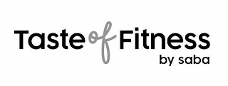 TASTE OF FITNESS BY SABA logo