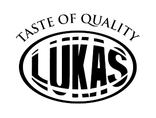 TASTE OF QUALITY LUKAS logo