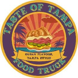 TASTE OF TAMPA FOOD TRUCK CUBAN FLAVORS, TAMPA STYLE! logo