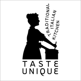 TASTE UNIQUE TRADITIONAL ITALIAN KITCHEN logo