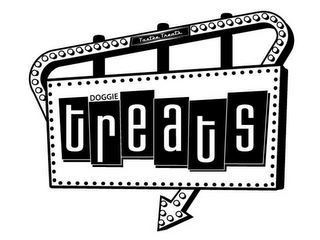 TASTEE TREATS DOGGIE TREATS logo