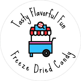 TASTY FLAVORFUL FUN FREEZE DRIED CANDY logo