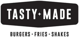 TASTY MADE BURGERS SHAKES FRIES logo