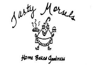 TASTY MORSELS HOME BAKED GOODNESS TASTY MORSELS logo