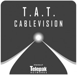 T.A.T. CABLEVISION A SERVICE OF TELEPAK NETWORKS logo