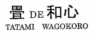 TATAMI DE WAGOKORO logo