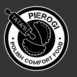 TATA'S PIEROGI POLISH COMFORT FOOD logo