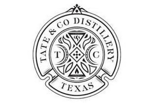 TATE & CO DISTILLERY TEXAS TC logo