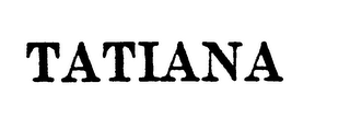 TATIANA logo
