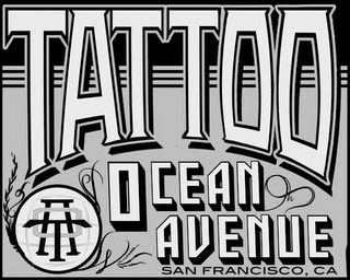 TATTOO OCEAN AVENUE SAN FRANCISCO, CA OAT logo