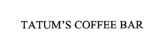 TATUM'S COFFEE BAR logo