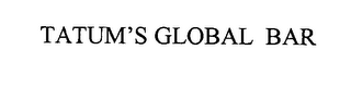 TATUM'S GLOBAL BAR logo