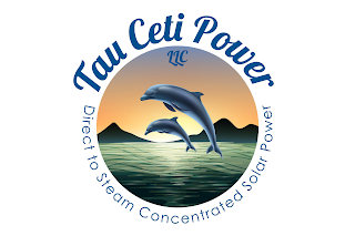 TAU CETI POWER LLC DIRECT TO STEAM CONCENTRATED SOLAR POWER logo