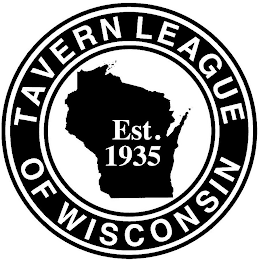 TAVERN LEAGUE OF WISCONSIN EST. 1935 logo