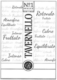 TAVERNELLO N°1 IN ITALIA ROTONDO ATMOSFERA EQUILIBRATO R logo