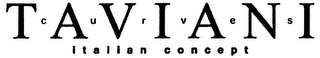 TAVIANI CURVES ITALIAN CONCEPT logo