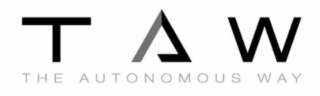 TAW THE AUTONOMOUS WAY logo