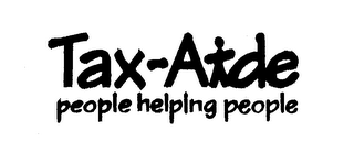 TAX-AIDE PEOPLE HELPING PEOPLE logo