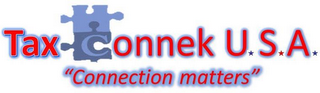TAX CONNEK U.S.A. "CONNECTION MATTERS" logo