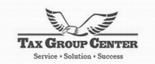 TAX GROUP CENTER SERVICE · SOLUTION · SUCCESS logo