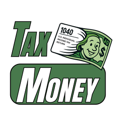 TAX MONEY 1040 U.S. INDIVIDUAL INCOME TAX RETURN logo