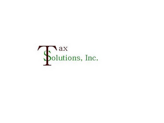 TAX SOLUTIONS, INC. logo
